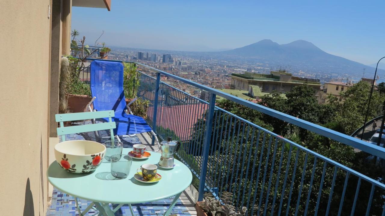 Spacious Panoramic Apartment - Half Way Center-Vomero District Napoli Eksteriør bilde